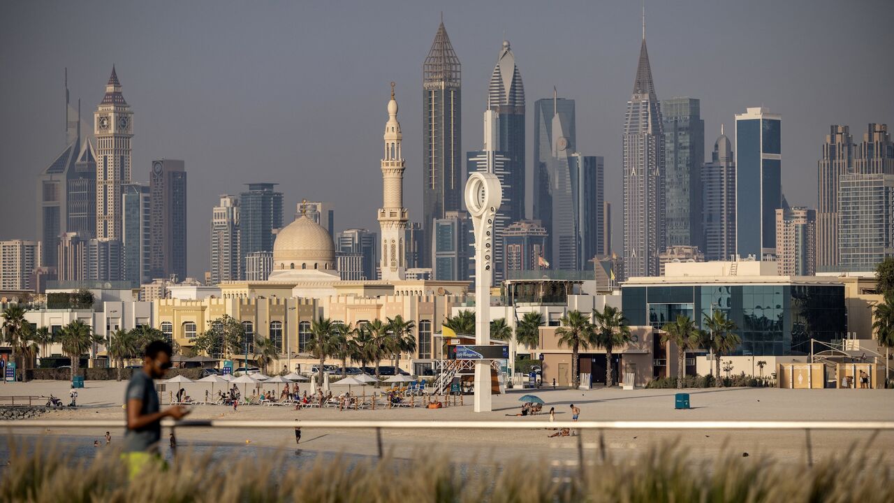 A view of the Dubai skyline, May 12, 2025.