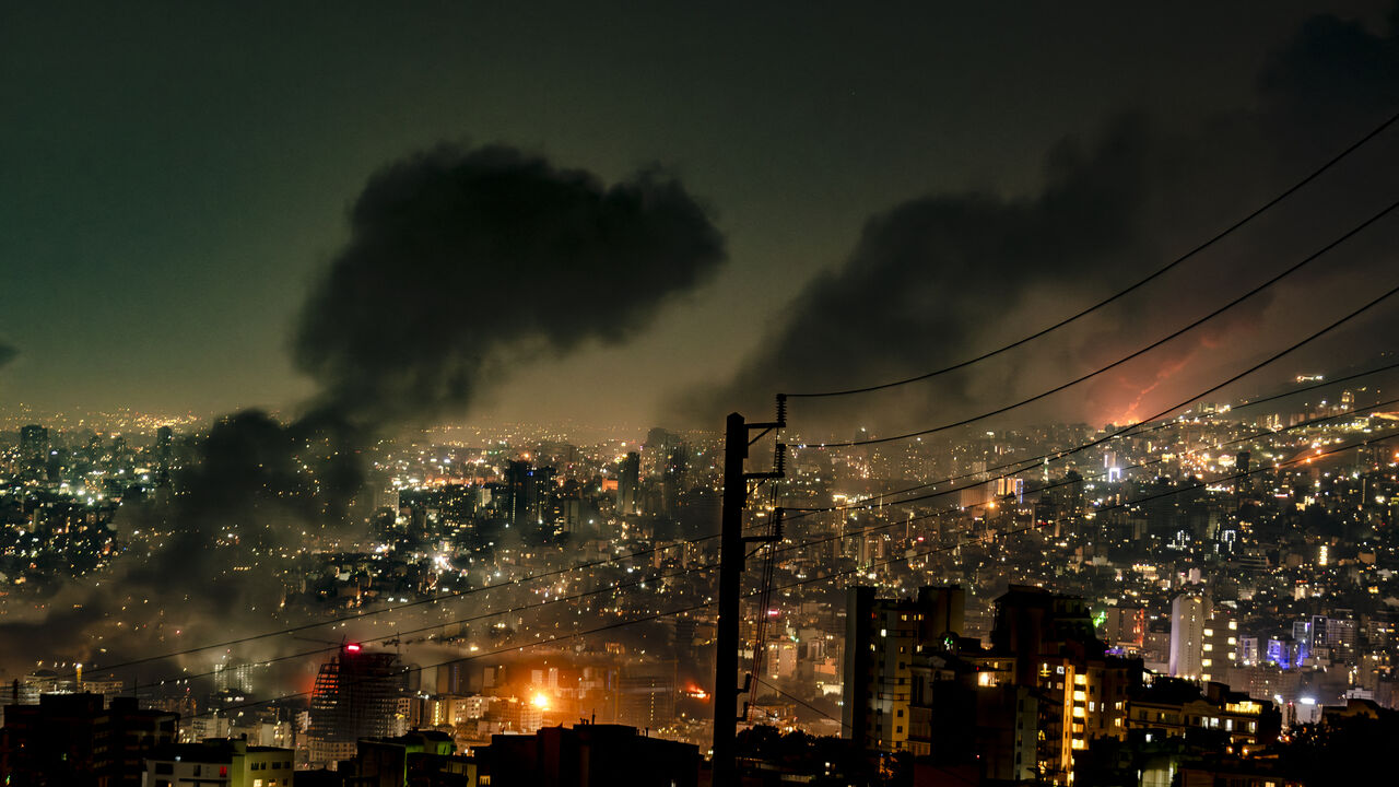 Smoke rises from locations targeted in Tehran amid the third day of Israel's waves of strikes against Iran, on Sunday, June 15, 2025.