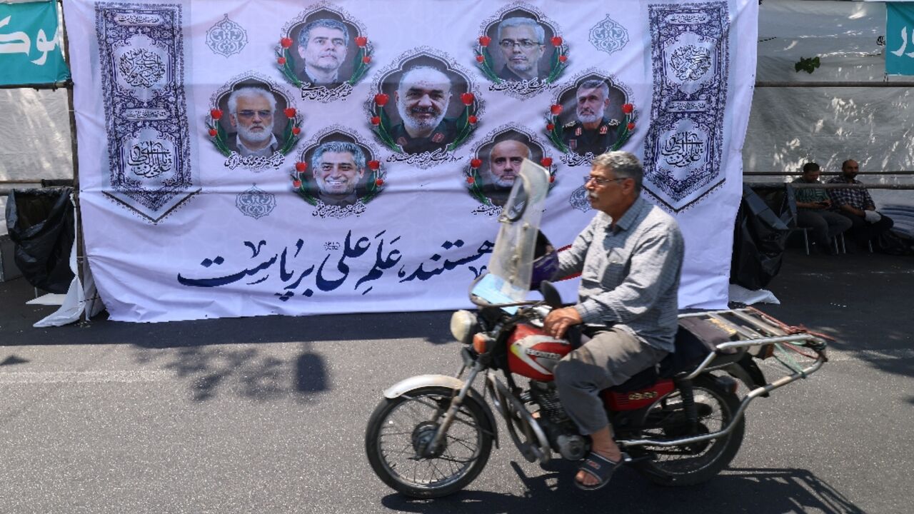 Portraits of Iranian military generals and nuclear scientists killed in Israel's attack early on June 13 Portraits of Iranian military generals and nuclear scientists killed in Israel's attack early on June 13