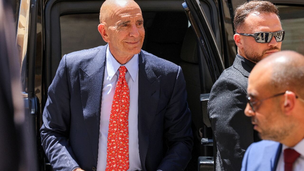 US special envoy for Syria Tom Barrack arrives to meet with Lebanon's prime minister in Beirut US special envoy for Syria Tom Barrack arrives to meet with Lebanon's prime minister in Beirut