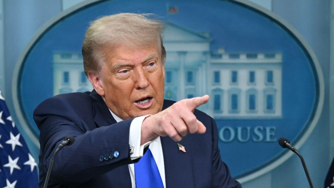US President Donald Trump holds news conference on Supreme Court decisions US President Donald Trump holds news conference on Supreme Court decisions