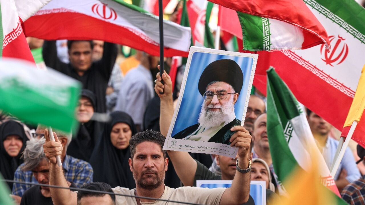 Iranians in Tehran celebrate the ceasefire with Israel after 12 days of war Iranians in Tehran celebrate the ceasefire with Israel after 12 days of war