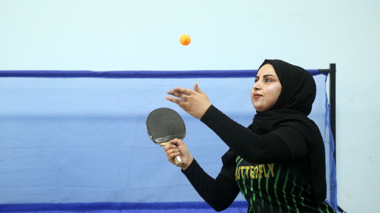 An Iraqi team of table tennis Paralympic hopefuls has been practising in a local community centre with broken tables and patchy electricity An Iraqi team of table tennis Paralympic hopefuls has been practising in a local community centre with broken tables and patchy electricity