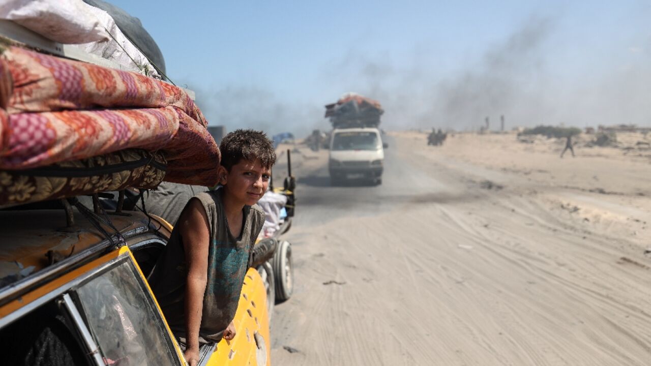 The vast majority of Gaza's population of more than two million people have been displaced at least once during the war