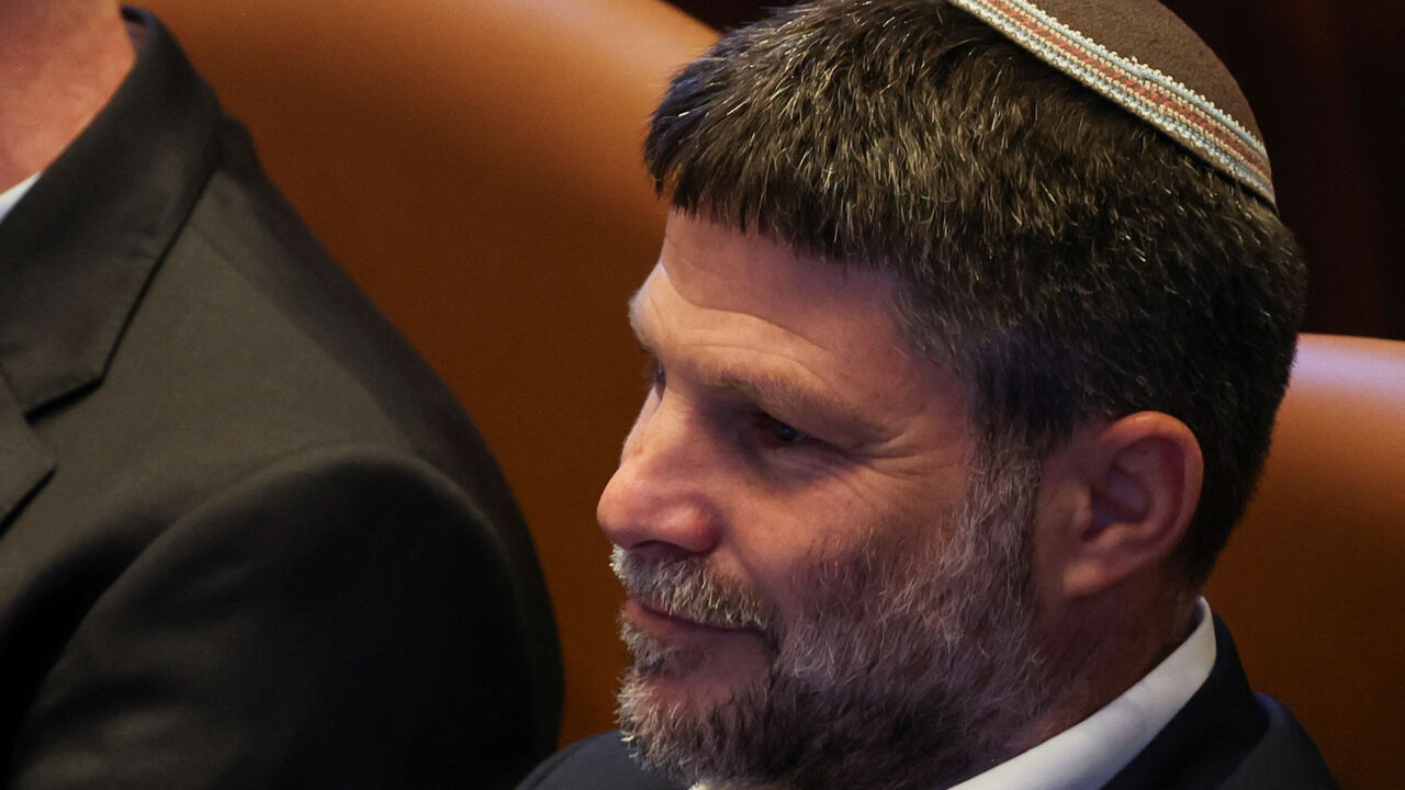 Israeli Finance Minister Bezalel Smotrich attends a Plenum session of the Knesset, Israel's Parliament in Jerusalem, June 11, 2025 REUTERS/Ronen Zvulun/File Photo