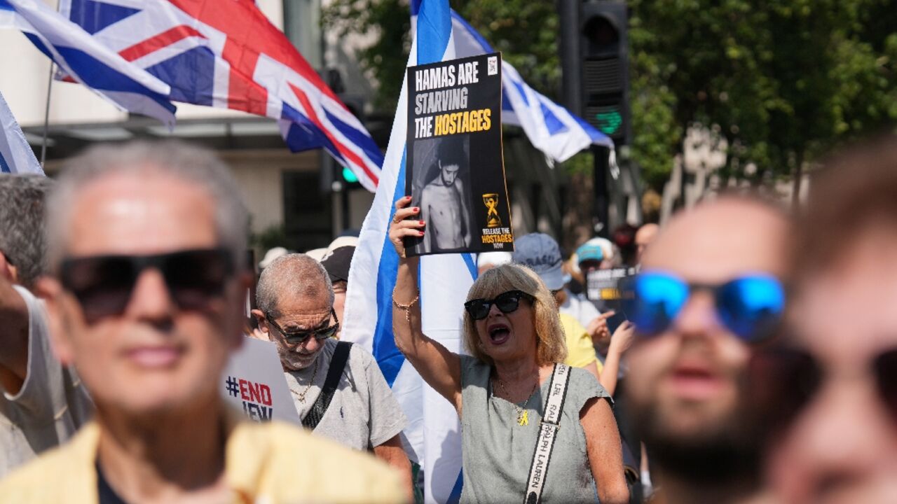 Many of the marchers believe the UK should not recognise the State of Palestine Many of the marchers believe the UK should not recognise the State of Palestine