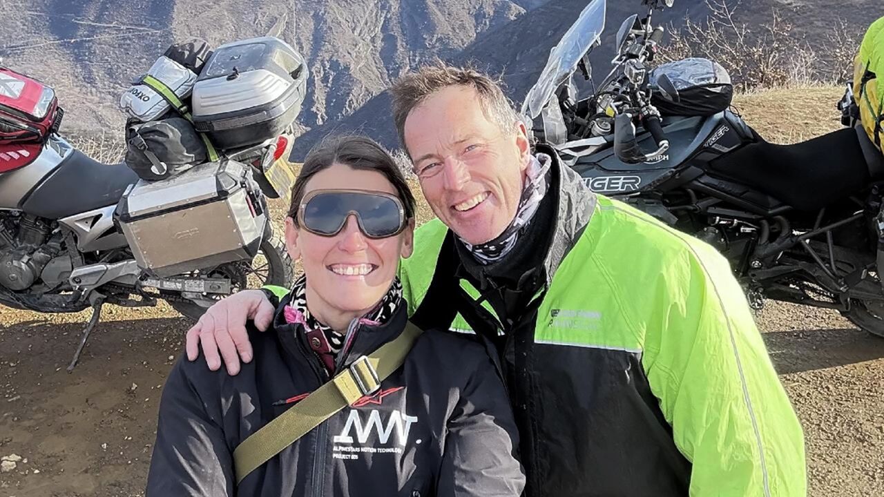 A handout photograph released by the family of Craig and Lindsay Foreman, shows the couple on a stop on their around-the-world motorbike adventure A handout photograph released by the family of Craig and Lindsay Foreman, shows the couple on a stop on their around-the-world motorbike adventure