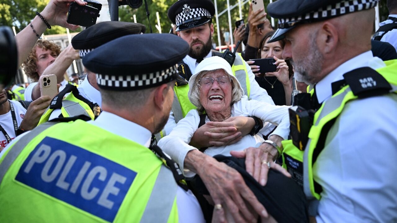 The government outlawed Palestine Action in July after it claimed a break-in and damage at an air force base The government outlawed Palestine Action in July after it claimed a break-in and damage at an air force base