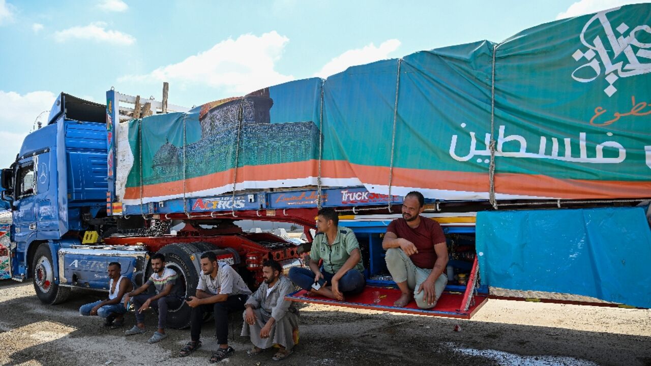Drivers say they are waiting days at a time only for their loads of aid destined for Gaza to be rejected by Israel Drivers say they are waiting days at a time only for their loads of aid destined for Gaza to be rejected by Israel