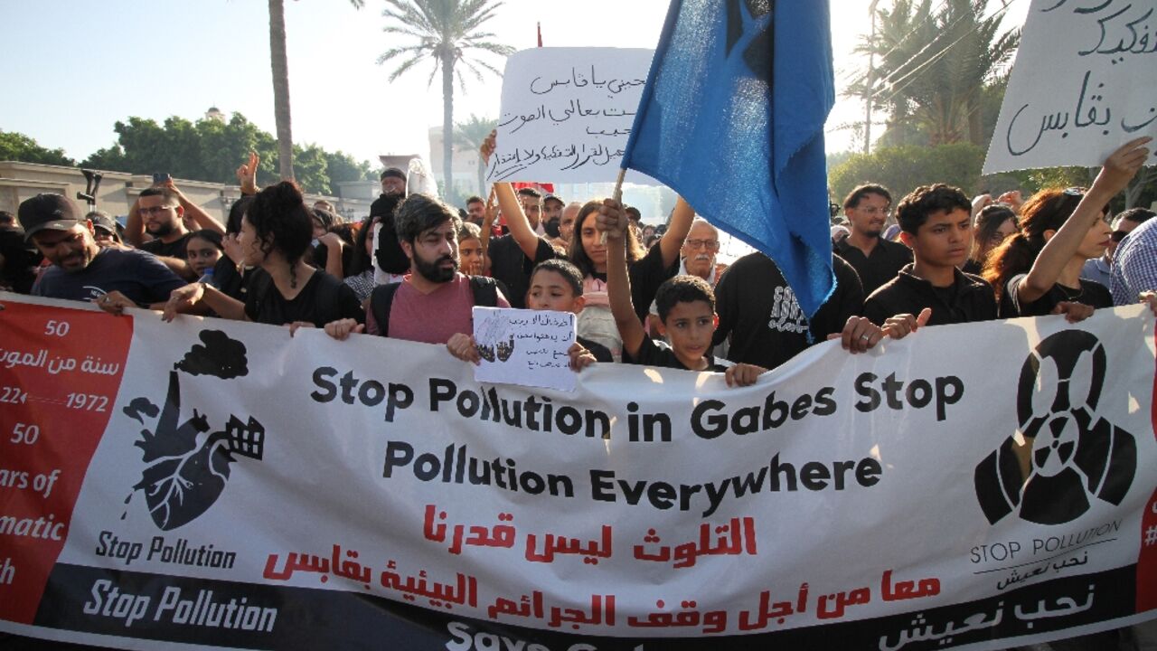 Residents of the city of Gabes have long blamed a local chemicals factory for causing serious health issues Residents of the city of Gabes have long blamed a local chemicals factory for causing serious health issues