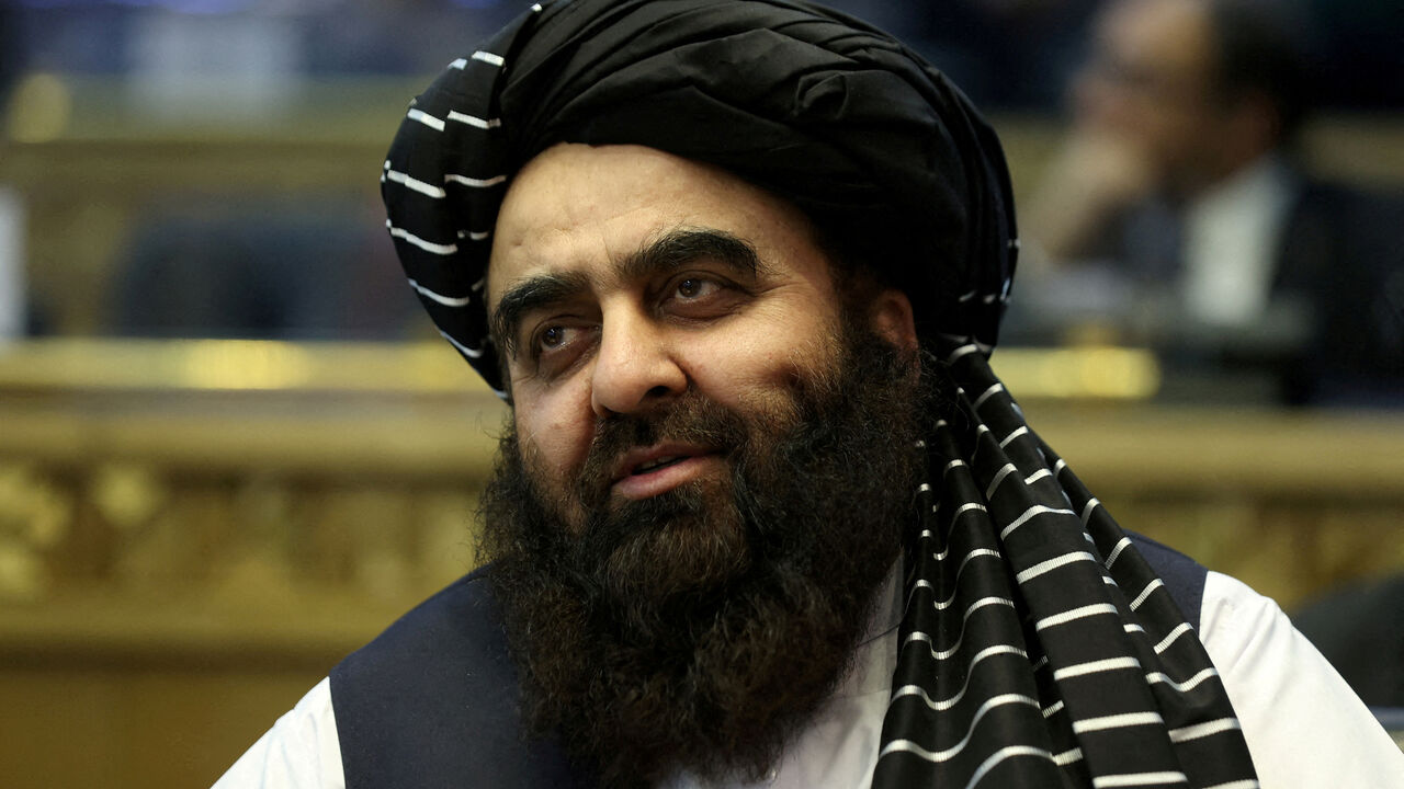 FILE PHOTO: Afghanistan's Taliban Foreign Minister Amir Khan Muttaqi attends the Tehran International Conference on Palestine in Tehran, Iran, December 23, 2023.  Majid Asgaripour/WANA (West Asia News Agency) via REUTERS