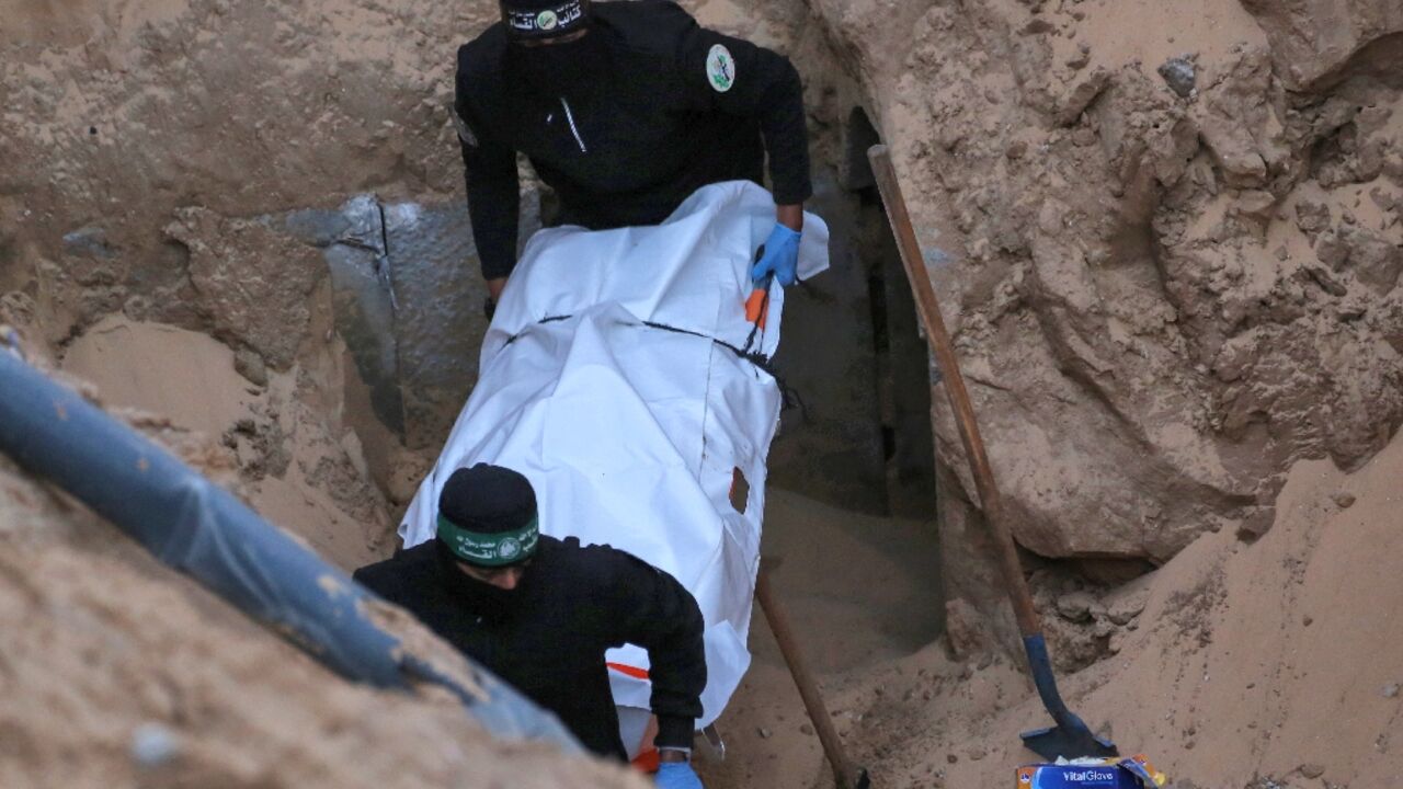 Israel has accused Hamas of violating the ceasefire by stalling the hand over of hostage remains