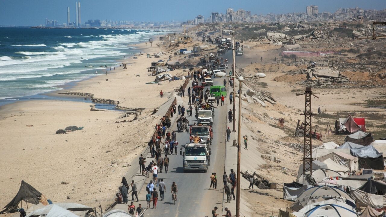 Israel's defence minister said anyone who remained in Gaza City would be considered 'terrorists and terrorist supporters' Israel's defence minister said anyone who remained in Gaza City would be considered 'terrorists and terrorist supporters'