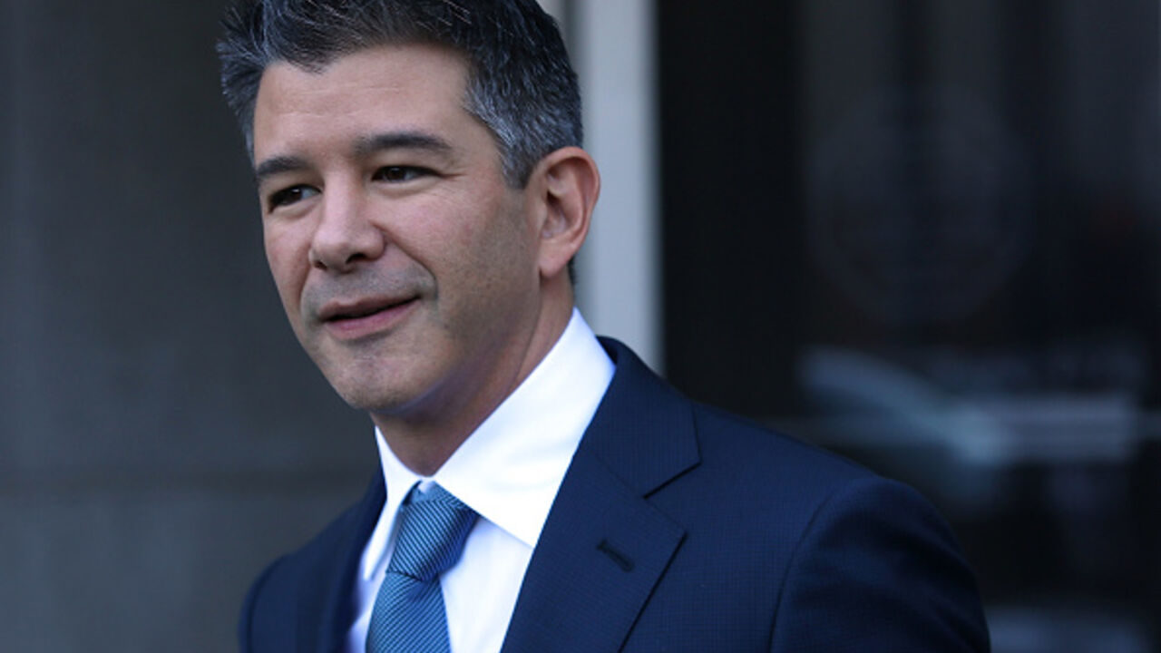 Waymo-Uber Technology Theft Trial Continues In San Francisco SAN FRANCISCO, CA - FEBRUARY 07: Former Uber CEO Travis Kalanick leaves the Phillip Burton Federal Building on day three of the trial between Waymo and Uber Technologies on February 7, 2018 in San Francisco, California. Waymo, an autonomous car subsidiary owned by Google's parent company Alphabet, has accused Uber of theft of trade secrets on its self-driving vehicle development by alleging former Waymo employee Anthony Levandowski illegally downl