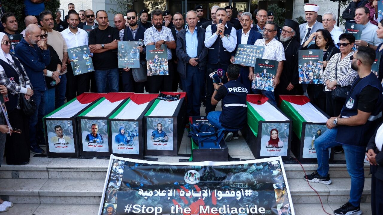 Reporters Without Borders considers the Palestinian territories the most dangerous place in the world for journalists since the start of the war