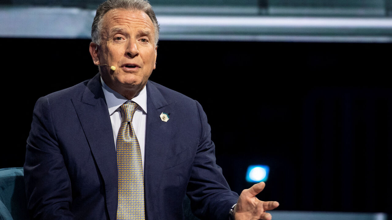 Steve Witkoff, U.S. Special Envoy to the Middle East, speaks during the America Business Forum at Kaseya Center in Miami, Florida, U.S. November 6, 2025. REUTERS/Marco Bello