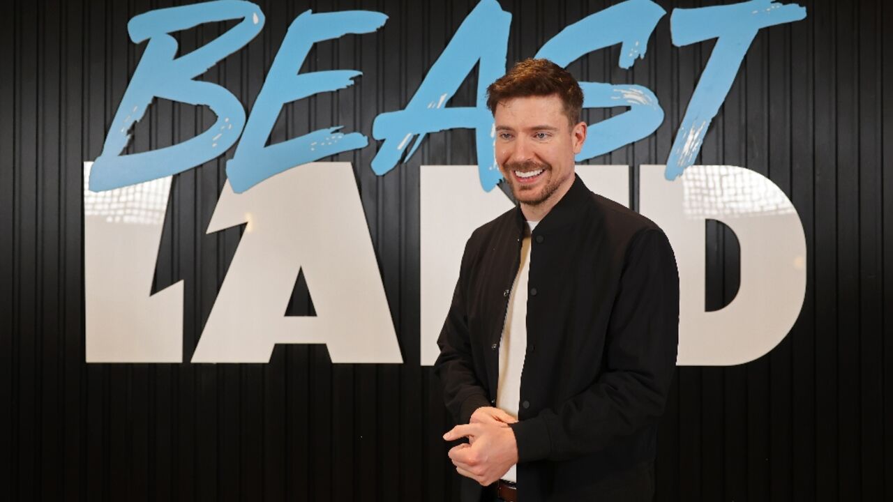 US social media star MrBeast has opened a temporary amusement park in Riyadh