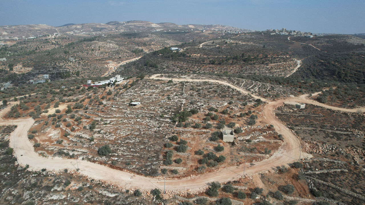 A drone view of part of the Palestinian village of Beita in the Israeli-occupied West Bank November 12, 2025. REUTERS/Ammar Awad