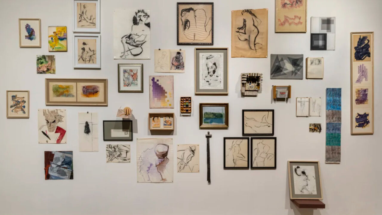 WALL: Ipek Duben's works at Galerist (Photo, courtesy of Gallerist). 