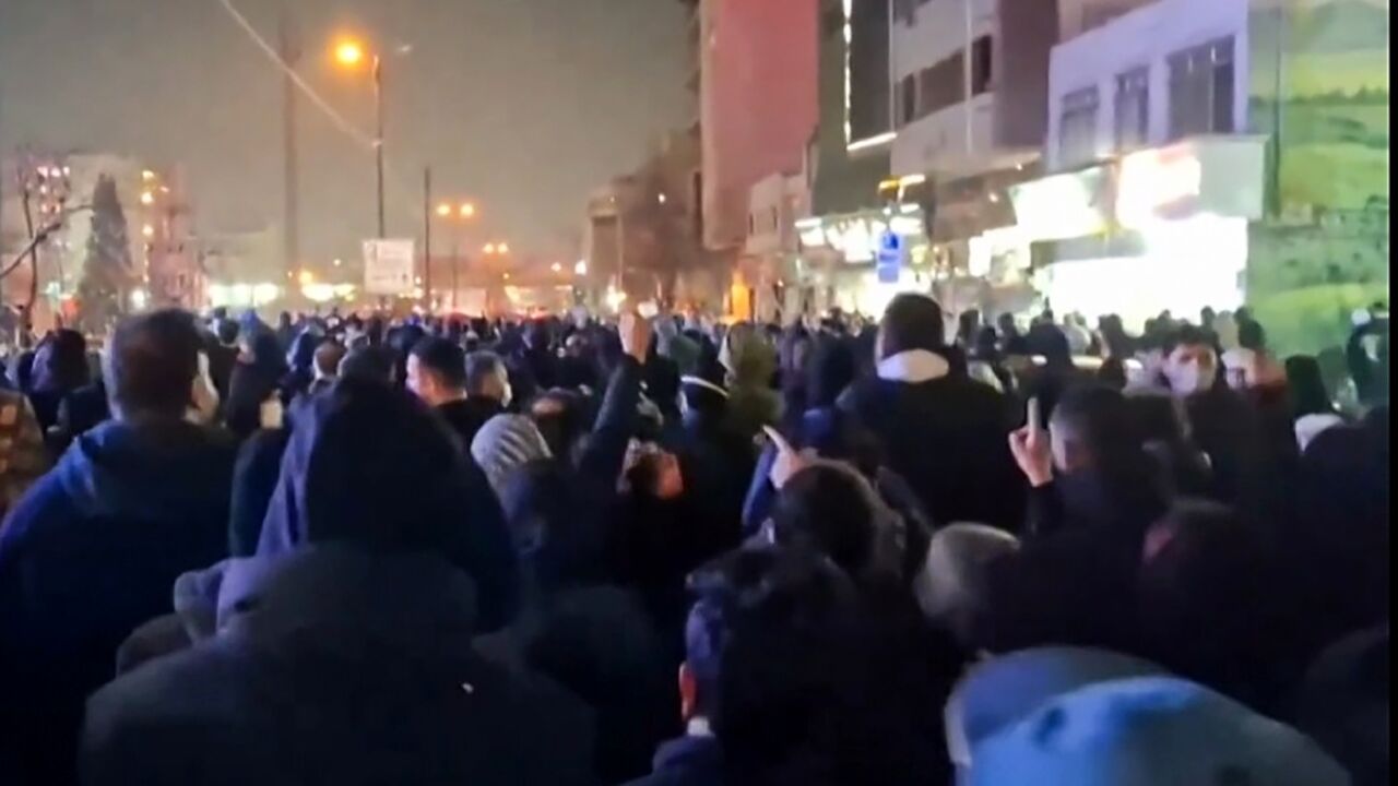 The protetss were the biggest in Iran in years