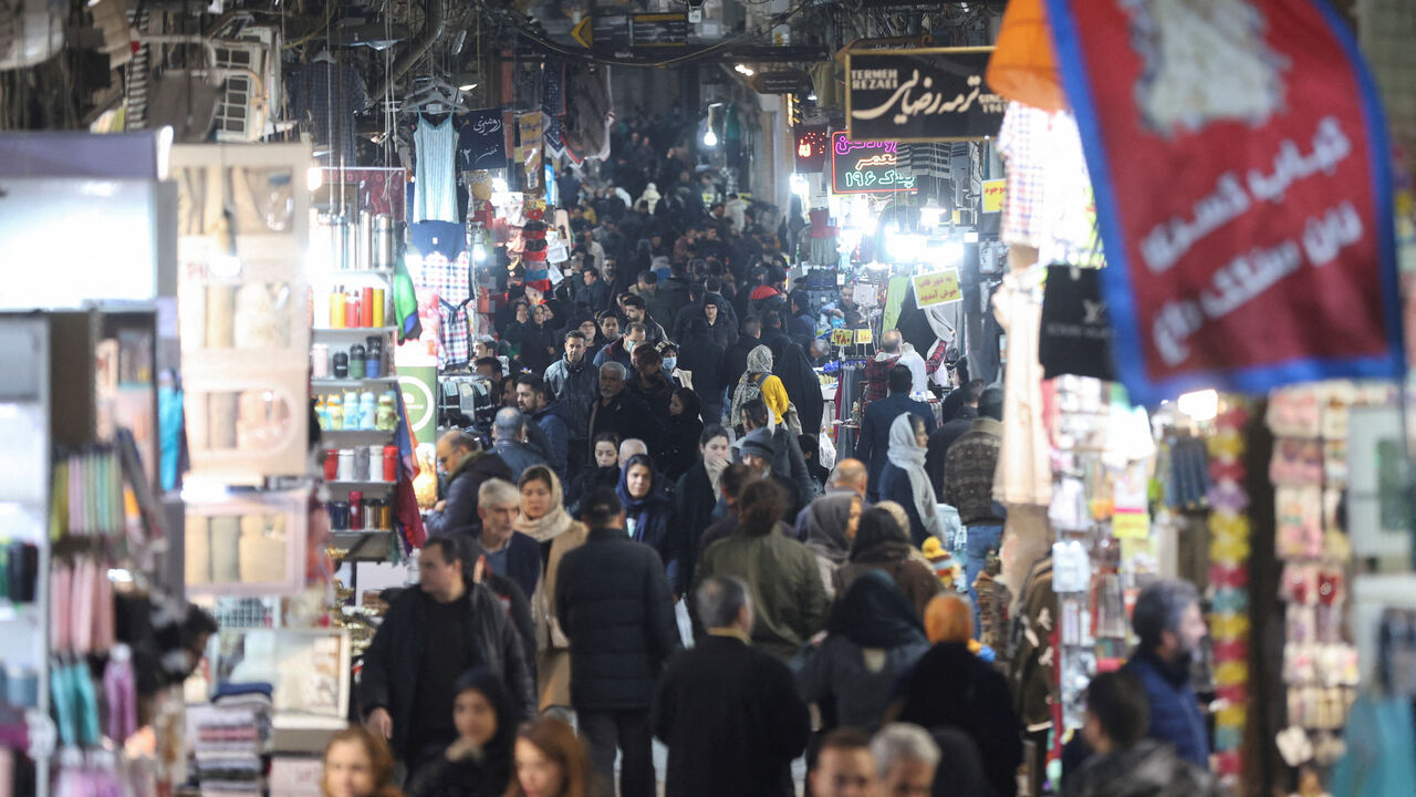 People walk in Tehran Grand Bazaar in Tehran, Iran, January 15, 2026. Majid Asgaripour/WANA (West Asia News Agency) via REUTERS