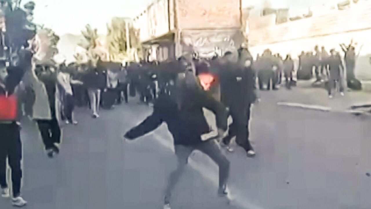 A video posted on social media on December 31, 2025, showed protestors attacking a government building in Fasa in southern Iran
