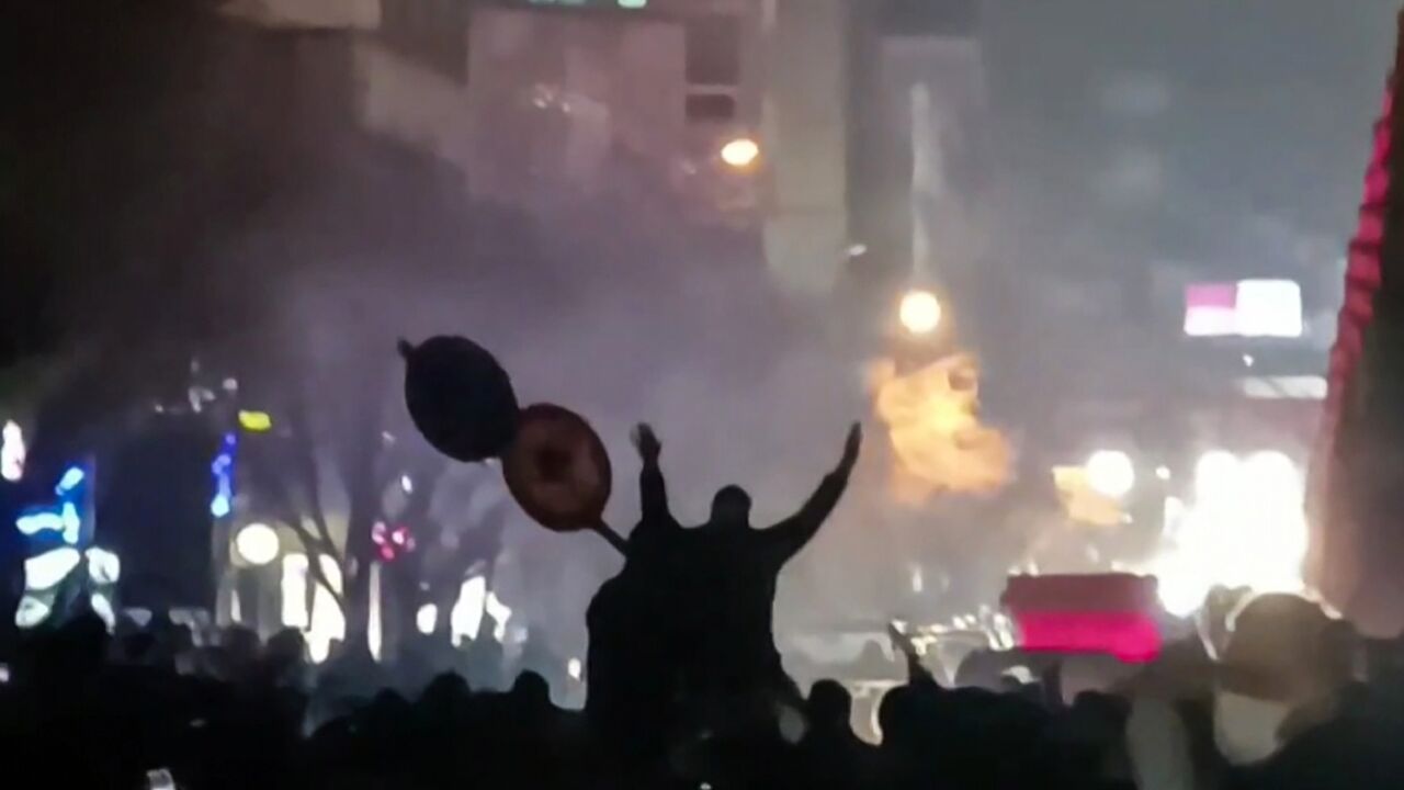 Protesters filled streets across Iran