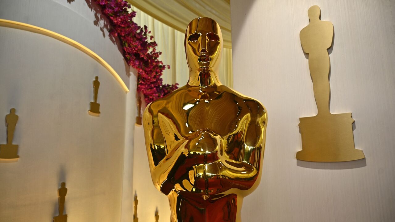 An Oscar statue at the red carpet at the 96th Annual Academy Awards, Dolby Theatre, Hollywood, California, March 9, 2024.