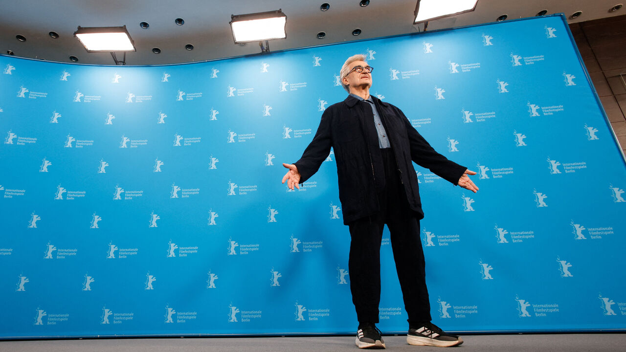 Jury President Wim Wenders poses during a photo call, ahead of the opening of the 76th Berlinale International Film Festival, in Berlin, Germany, February 12, 2026. REUTERS/Axel Schmidt