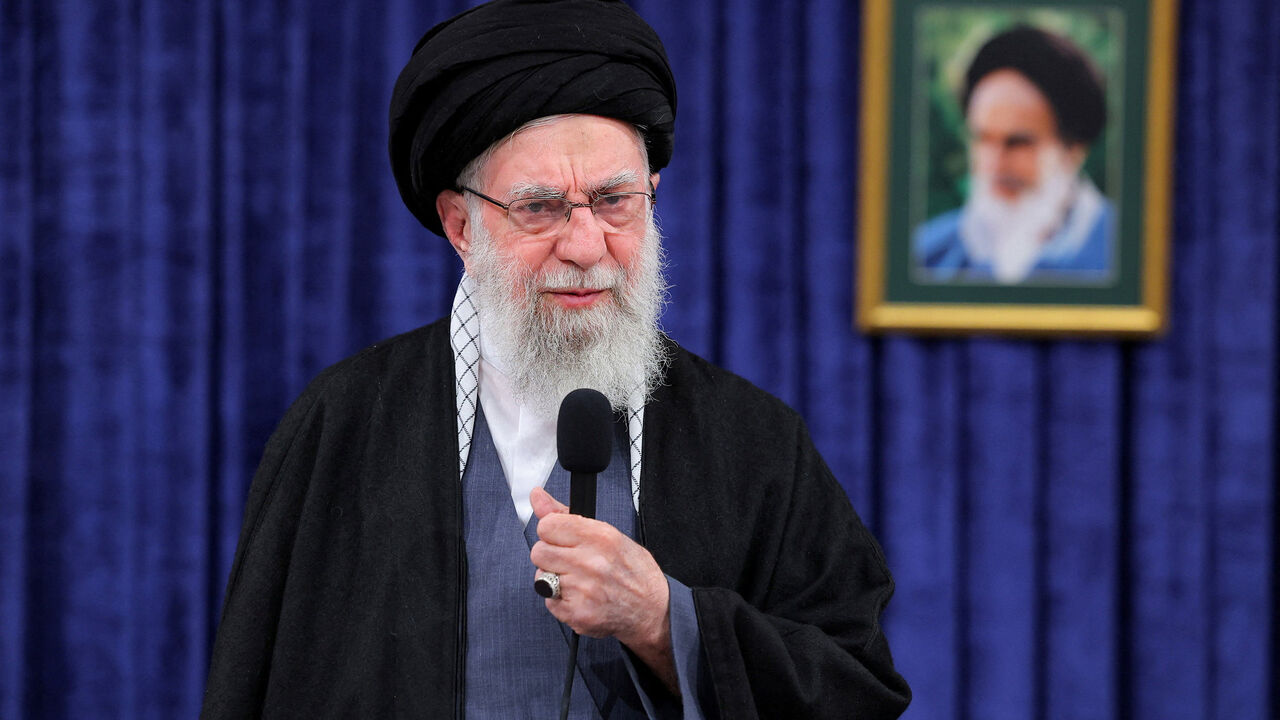 Iran's Supreme Leader Ayatollah Ali Khamenei speaks during a televised message in Tehran, Iran, February 9, 2026. Office of the Iranian Supreme Leader/WANA (West Asia News Agency)/Handout via REUTERS
