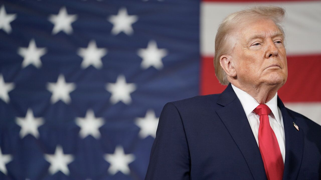 US President Donald Trump speaks during a visit to the Fort Bragg US Army base on Feb. 13, 2026 in Fort Bragg, North Carolina. 