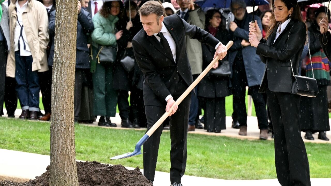 President Emmanuel Macron planted an oak tree in memory of Ilan Halimi, a 23-year-old French Jewish man tortured to death in 2006