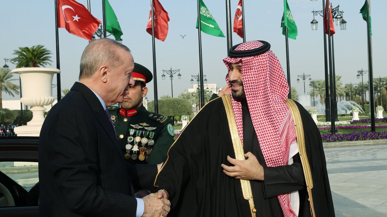 President Recep Tayyip Erdogan in Saudi Arabia. 