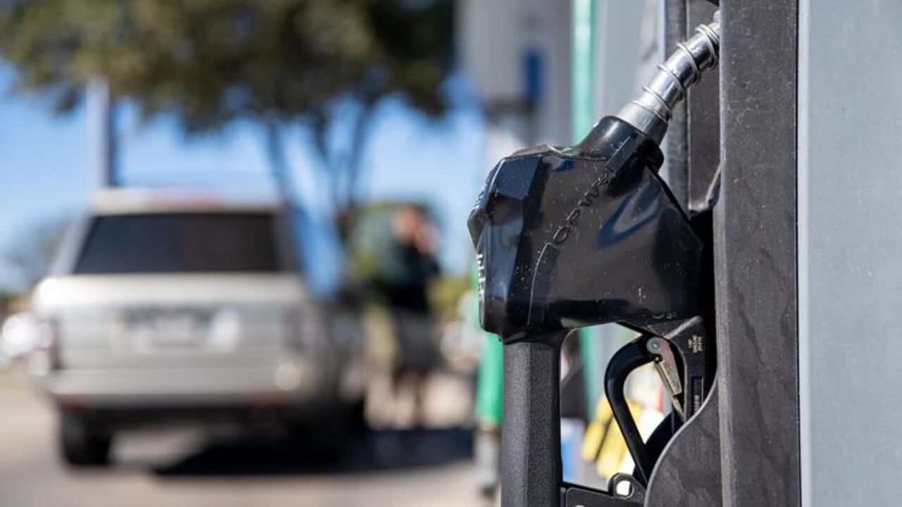 A gas pump is seen on Nov. 26, 2025 in Austin, Texas. — Brandon Bell/Getty Images