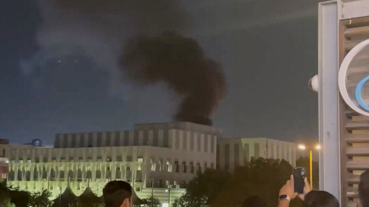 Smoke billows from an area near the U.S. Consulate in Dubai, United Arab Emirates, amid the U.S.-Israeli conflict with Iran, March 3, 2026, in this screengrab from video obtained from social media. Video Obtained By Reuters/via REUTERS