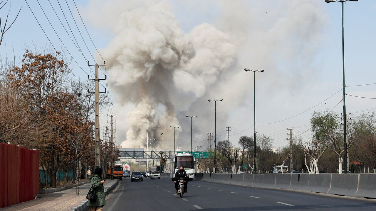 Smoke rises following an explosion, amid the U.S.-Israeli conflict with Iran, in Tehran, Iran, March 5, 2026. Majid Asgaripour/WANA (West Asia News Agency) via REUTERS