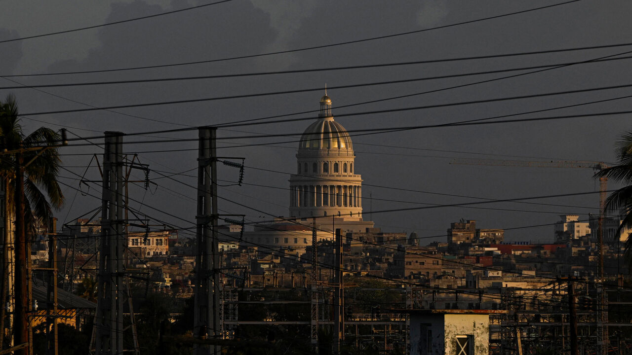 The National Capitol of Cuba rises amid the city skyline as Cuba brought its national electrical grid back online after the country had been largely without power for 16 hours in an outage that Energy Ministry officials linked to the oil blockade of Cuba imposed by the United States, in Havana, Cuba, March 5, 2026. REUTERS/Norlys Perez