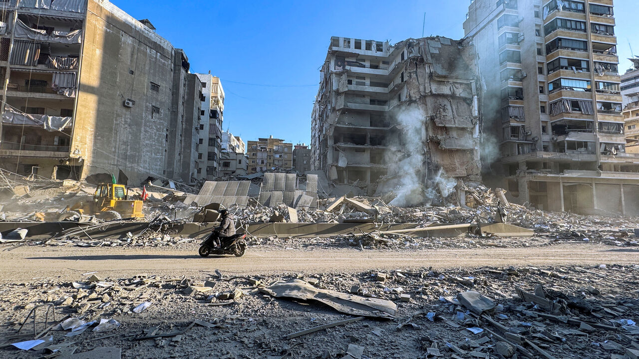 A damaged building after an Israeli strike, following renewed hostilities between Hezbollah and Israel amid the U.S.-Israeli conflict with Iran, in Beirut, Lebanon, March 6, 2026. Picture taken with a mobile phone. REUTERS/Stringer