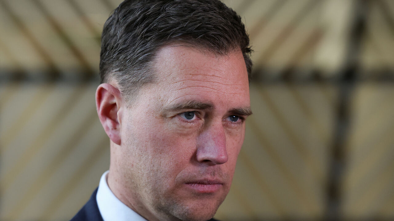 Dutch Minister of Finance Eelco Heinen looks on as he attends a Eurozone Finance Ministers meeting in Brussels, Belgium February 17, 2025. REUTERS/Yves Herman