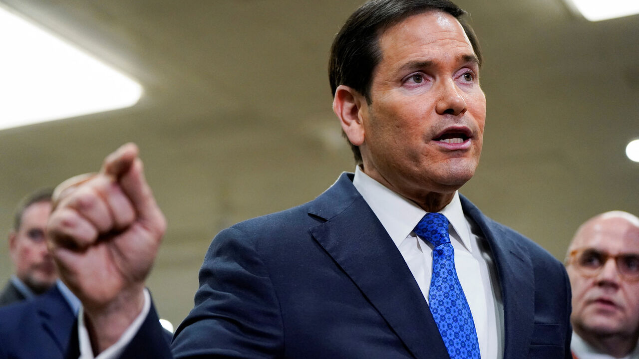 U.S. Secretary of State Marco Rubio speaks to reporters, on the day of classified briefings for the full U.S. Senate and House of Representatives on the situation in Iran, on Capitol Hill in Washington, D.C., U.S., March 3, 2026. REUTERS/Elizabeth Frantz