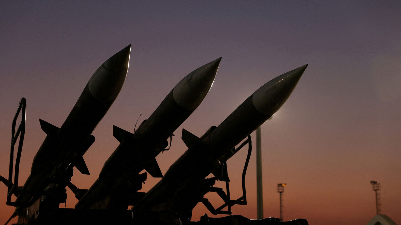 FILE PHOTO: Iranian missiles are displayed at the Islamic Revolutionary Guard Corps(IRGC) Aerospace Force Museum in Tehran, Iran, November 12, 2025. Majid Asgaripour/WANA (West Asia News Agency) via REUTERS/File Photo