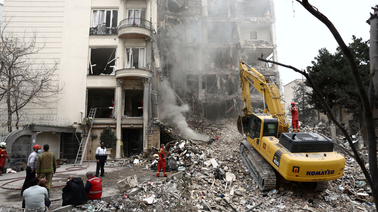 A view of a residential building damaged by a strike, amid the U.S.-Israeli conflict with Iran, in Tehran, Iran, March 23, 2026. Majid Asgaripour/WANA (West Asia News Agency) via REUTERS