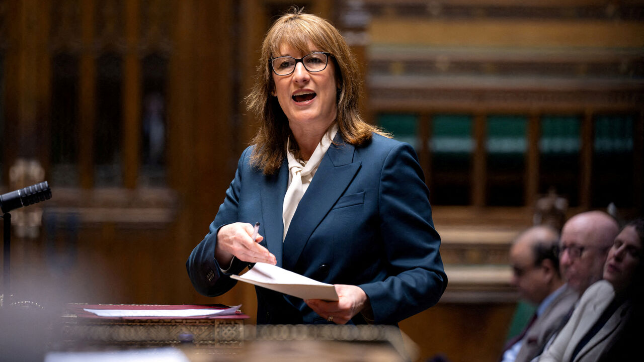 FILE PHOTO: British Chancellor Rachel Reeves gives Ministerial Statement on Middle East: Economic Update at the House of Commons in London, Britain, March 24, 2026. House of Commons/Handout via REUTERS