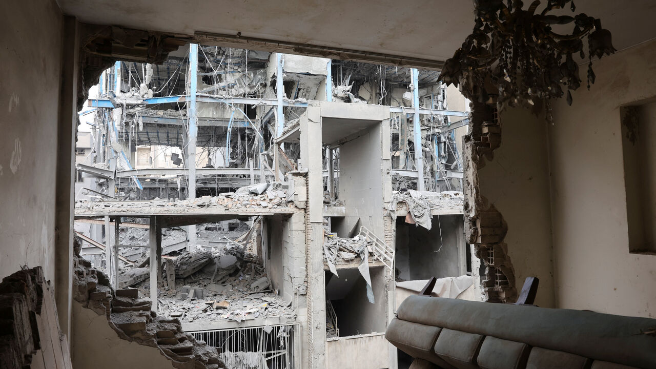 A view of the damage inside a house that was damaged by a strike, amid the U.S.-Israeli conflict with Iran, in Tehran, Iran, March 15, 2026. Majid Asgaripour/WANA (West Asia News Agency) via REUTERS