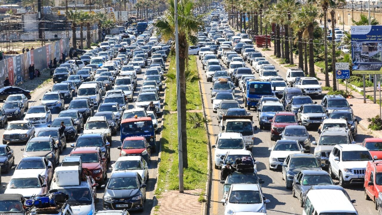 Lebanese took flight at the latest strikes