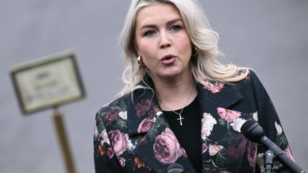 White House Press Secretary Karoline Leavitt, seen here speaking to reporters on March 18, 2026, is one of several Trump administration officials who are very open about their faith