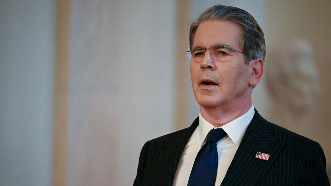 US Treasury Secretary Scott Bessent arrives to attend an event in the East Room of the White House, Washington, DC, March 5, 2026. 