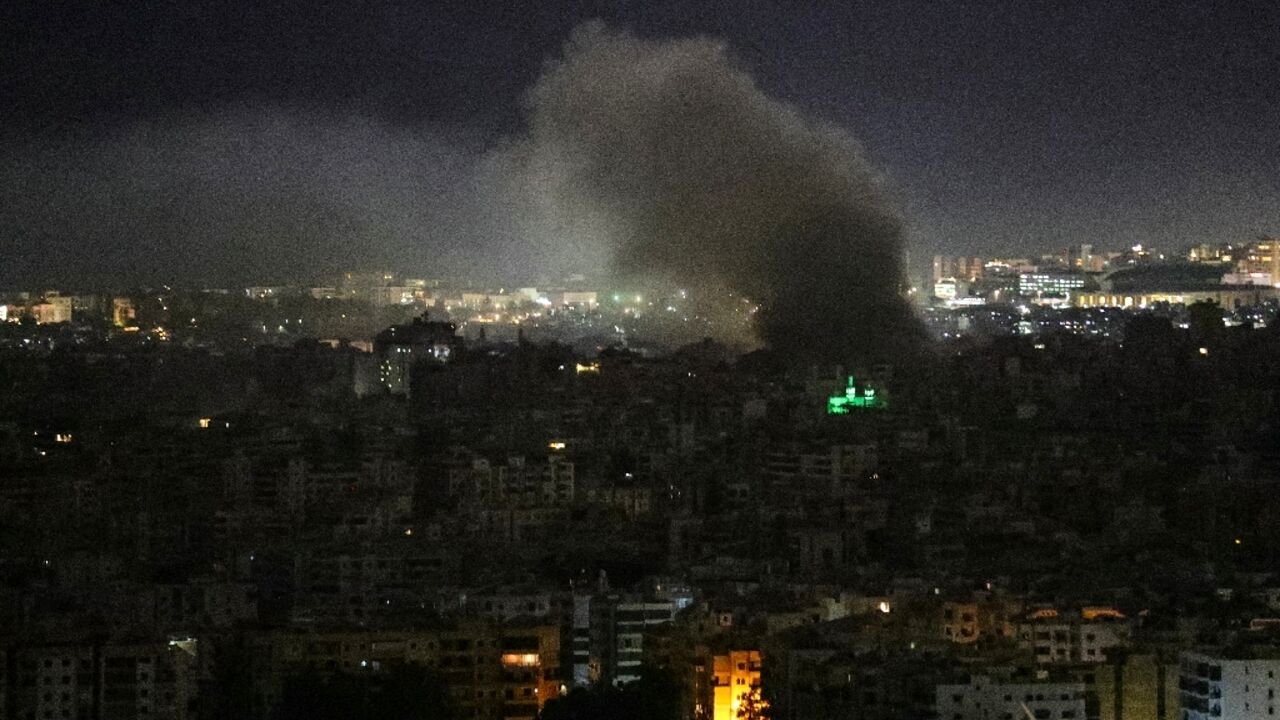 Israel launched further air strikes on Beirut on Friday in its war with Hezbollah
