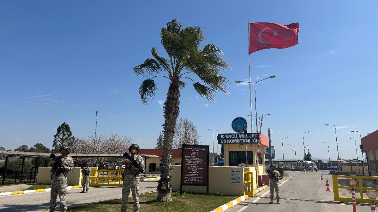 Turkey's Incirlik air base near the southern city of Adana is used by NATO and houses US, Spanish and Polish troops 