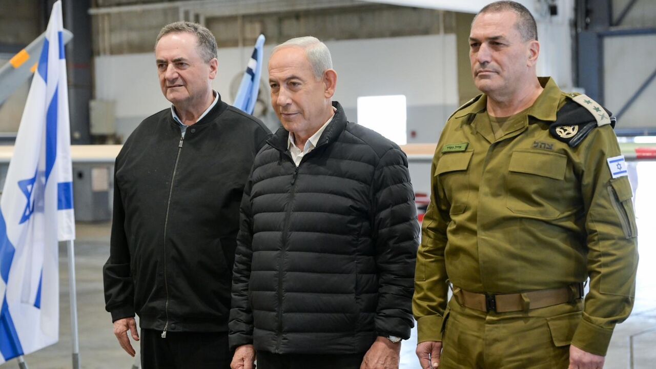 Prime Minister Benjamin Netanyahu visited the Palmachim Air Base on March 3, 2026, accompanied by Minister of Defense Israel Katz and IDF Chief of Staff Lt. Gen. Eyal Zamir. 